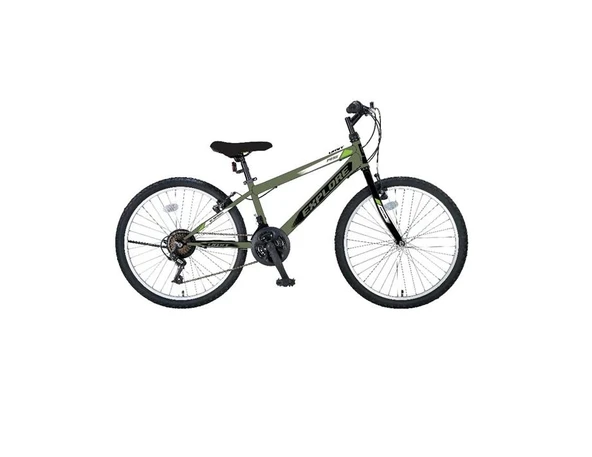 ÜMİT 2433 EXPLORER ERKEK DAĞ BİSİKLETİ V 24 JANT 21 VİTES YEŞİL SİYAH ürün görseli