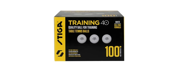 Stiga Tranıng Ball Abs Masa Tenisi Pinpon Topu Beyaz 100lü 1110-2710-10 - 1