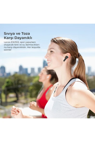 Lenovo Lecoo EW302W TWS Kulak İçi Bluetooth Kulaklık Beyaz - Resim 6