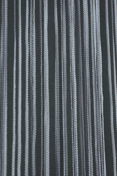 İP ZİNCİR GRİ RENK HAZIR DÜĞMELERİ DİKİLMİŞ İP PERDE  EN 180 CM BOY 280 CM - Resim 6