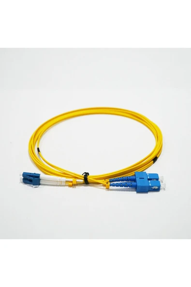 Fiber Optik Patch Kablo LCPC/SCPC DX SM 3mt ÇAP:1.8mm ürün görseli