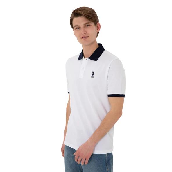 Erkek Regular Fit Polo Yaka Basic Tişört - 10