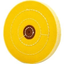 NİKELAJ PARLATMA KUYUMCU KEÇESİ SARI 150MM ürün görseli 1