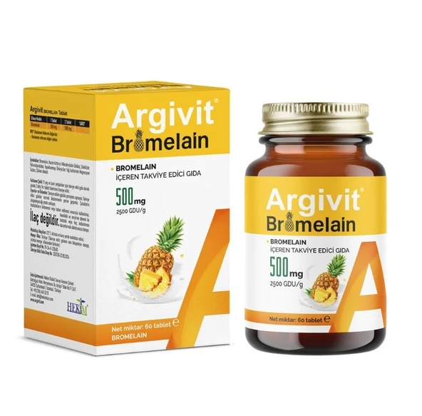 Argivit Bromelain 500 mg 60 Tablet - 1