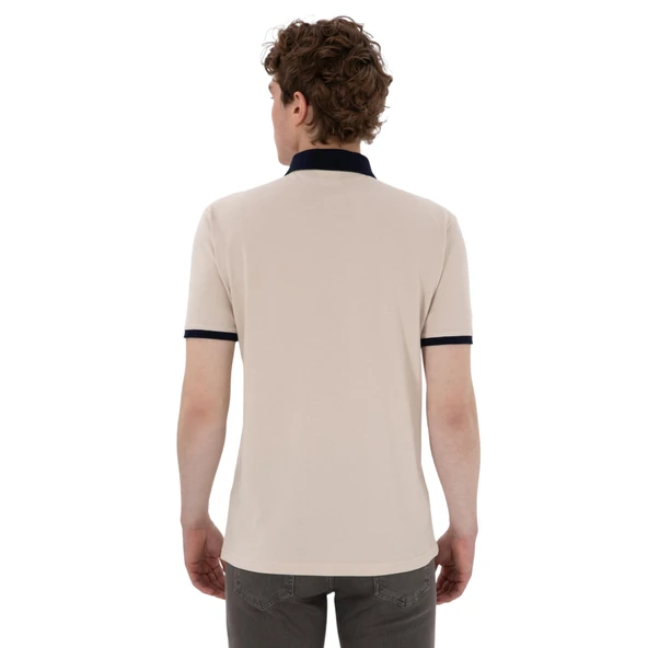 Erkek Regular Fit Polo Yaka Basic Tişört - 7
