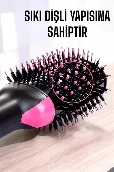 Fön Tarak Elektriklenmeyi Önleyen ve Parlaklık Veren Saç Şekillendirici ürün görseli 1