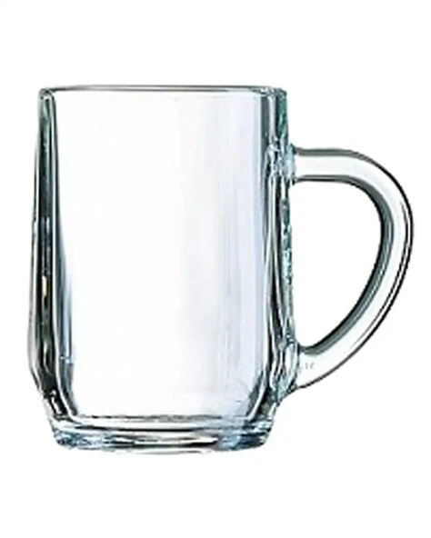 Haworth 590 Ml Temperli kulplu Kupa Bardak Şeffaf ürün görseli