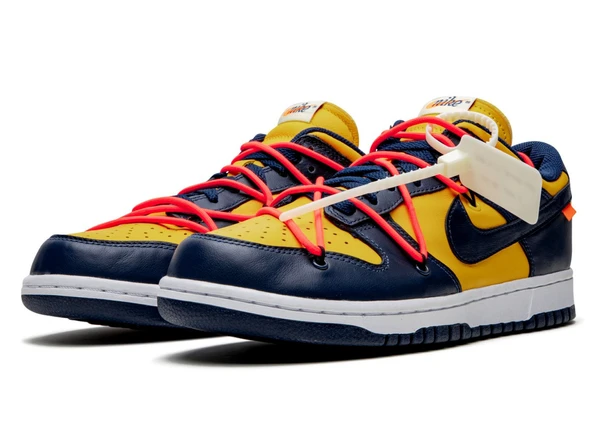 Nike Dunk Low Off-White University Gold Midnight Navy - 3