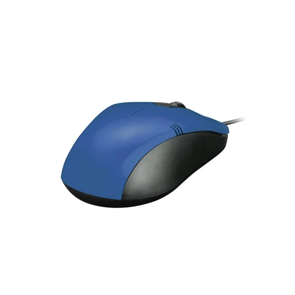 Everest USB 1200dpi Optik Kablolu Mouse Mavi (SM-258) - Resim 3