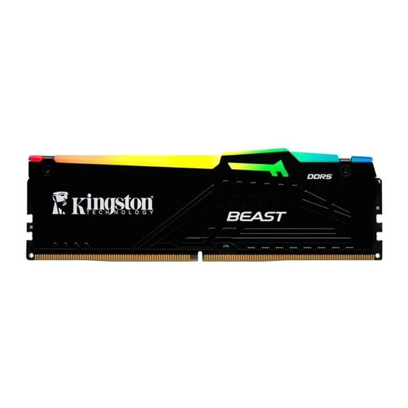 KINGSTON 32GB DDR5 5600MHZ CL46 RGB PC RAM BEAST KF556C36BBEA-32 - Resim 2