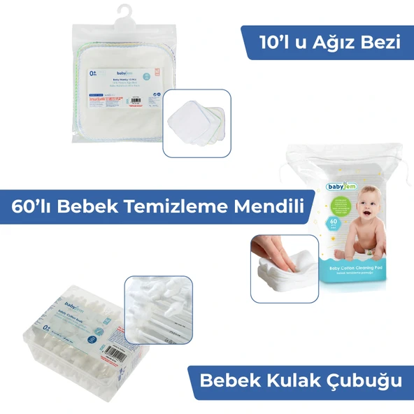 Babyjem Yenidoğan Bebek Hediye Seti 10 Parça - Resim 7