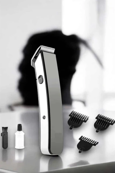 Paslanmaz Çelik Şarjlı Tıraş Makinesi Pratik ve Keskin Performans - Resim 3