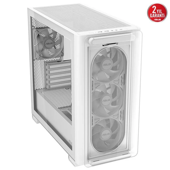 ASUS A23 PLUS 4-RGB FANLI GAMING MID-TOWER PC KASASI BEYAZ - Resim 8