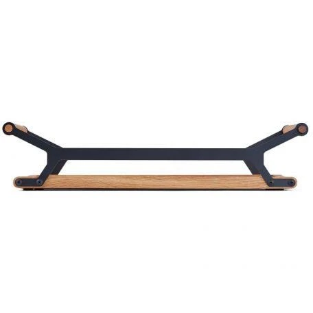 Modern Çay Kahve Kahvaltılık Ve Sunum Tepsisi Metal Özel Seri Doğal Ahşap Meşe - 2