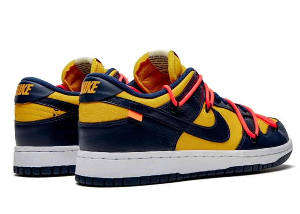 Nike Dunk Low Off-White University Gold Midnight Navy - 4