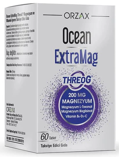 Orzax Ocean ExtraMag Threog 60 Tablet ürün görseli