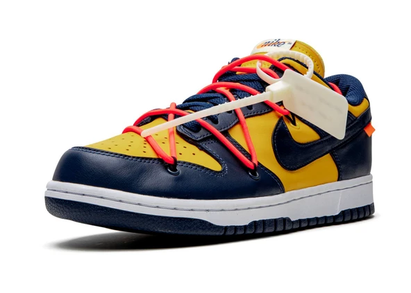 Nike Dunk Low Off-White University Gold Midnight Navy - 2