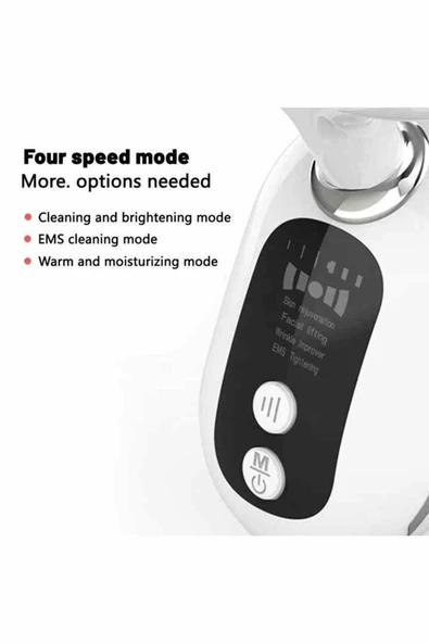 400mAh 45 Derece 3 Modlu Isıtmalı Yüz ve Boyun Kırışıklık ve Sıkılaştırma Cihazı - 4