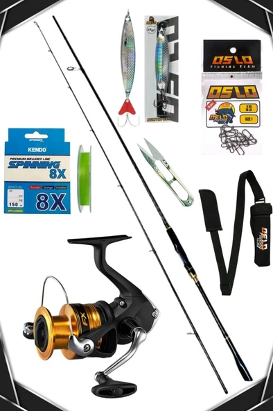 Oslo Zen Pro 244cm 6-32gr Shimano FX C3000 Spin Olta Seti - 1