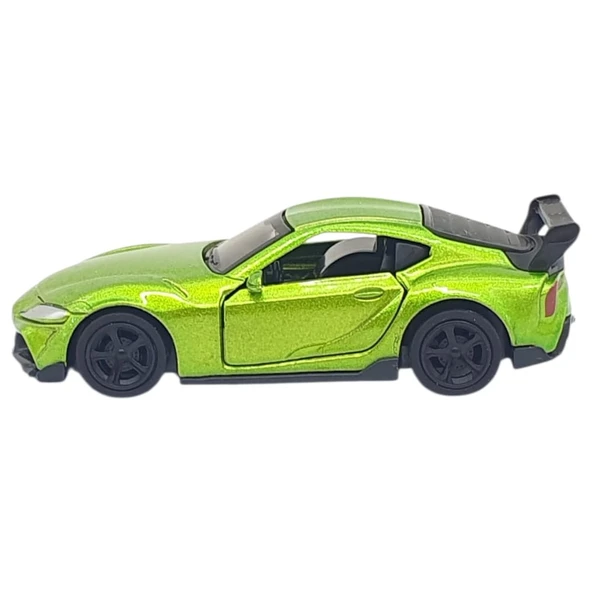 Çek Bırak Metal Küçük Arabalar 8 cm - 6411A - Yeşil - Resim 4