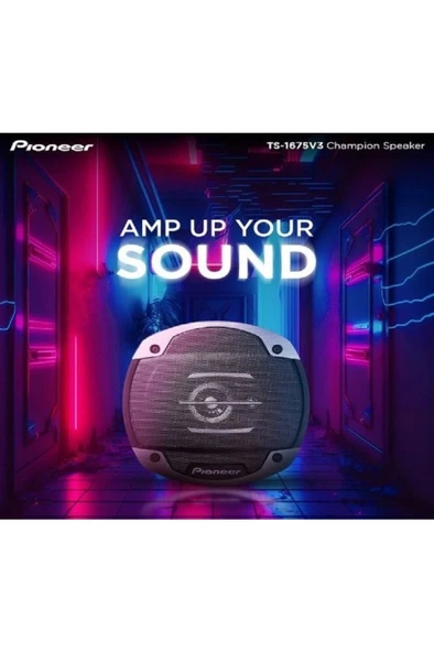 Pioneer TS-1675V3 Şampiyon Serisi Pro 16 cm Kaoksiyel Hoparlör Takımı - 2 Adet - 5
