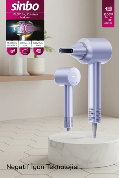 SİNBO SHD-1739 BLDC Saç Kurutma Makinesi - Resim 9
