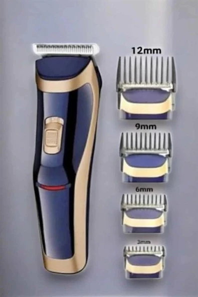 Profesyonel Şarjlı Saç ve Sakal Traş Makinesi Kolay Kullanım - Resim 5