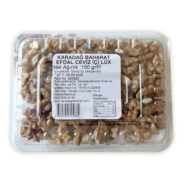 Karadağ Efdal Ceviz İçi 150 gr x 2 Adet - 3