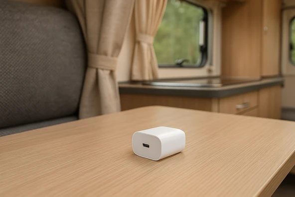 25W USB-C Hızlı Şarj Adaptörü  Akıllı Çipli, Güvenli ve Kompakt Tasarım - 5