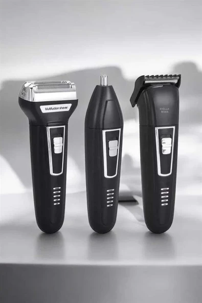 3 Başlıklı Profesyonel Tıraş Makinesi - Resim 3