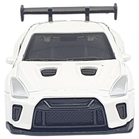 Çek Bırak Metal Küçük Arabalar 8 cm - 6411A - Beyaz - Resim 6