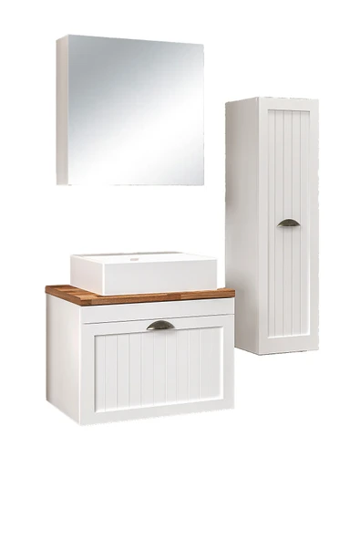 65 cm Aren Banyo Dolabı + 30 cm Aren Boy Dolabı - 5