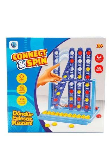 Connect & Spin Kutu Oyunu – Strateji, Hız ve Eğlence - 6