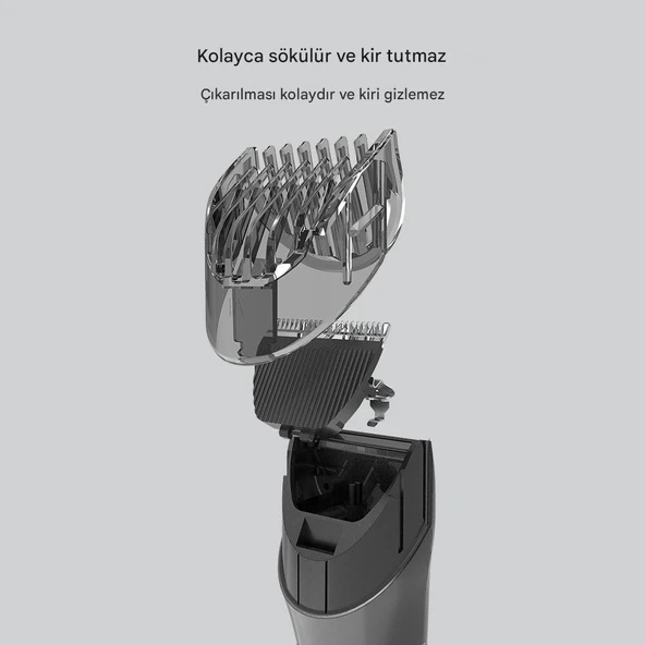 HYUNDAI HD-PHT-048 / Şarj Edilebilir Elektrikli 1-20mm Saç Kesme Makinesi - 6