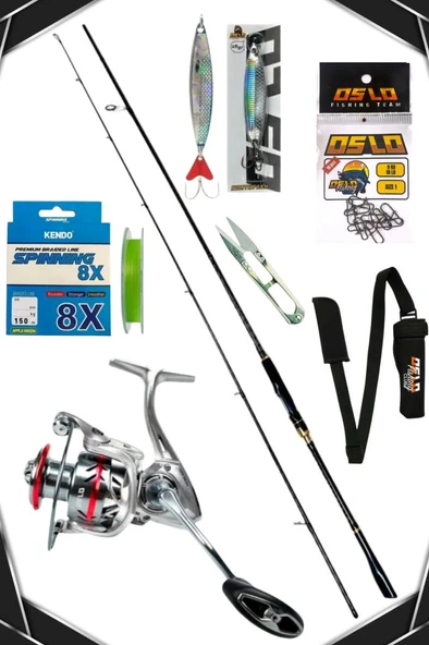 Oslo Zen Pro 244cm 6-32gr Oslo Prime 4000 Spin Olta Seti ürün görseli