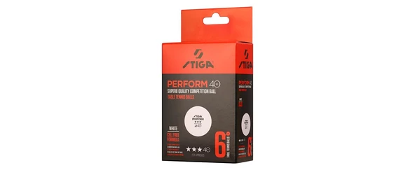 Stiga Table Tenis Ball Perform Masa Tenisi Pinpon Topu Beyaz 6lı 1113-2110-06 - 1