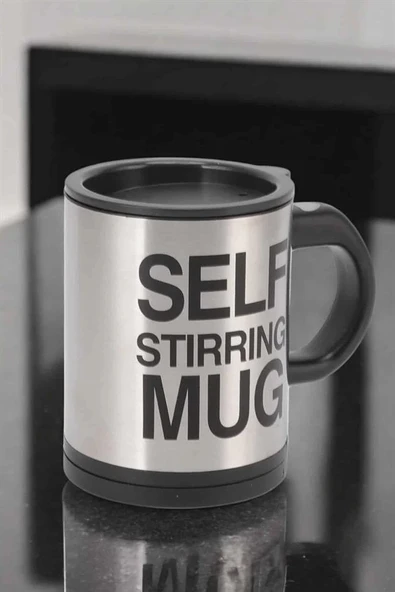 Yazılı Mug Kupa Karıştırıcı Özelliği Ve Paslanmaz Çelik - Resim 4