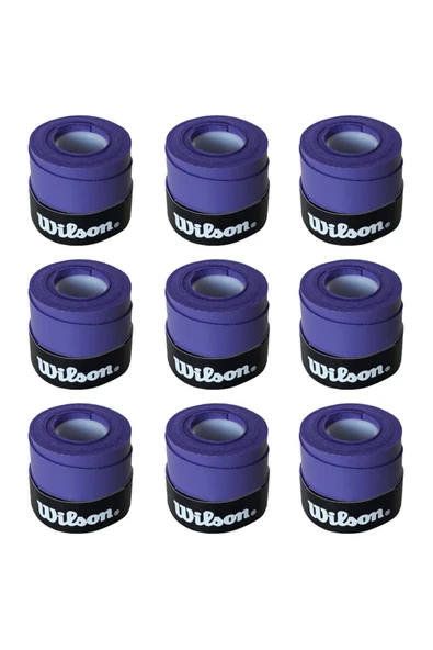 Wilson Comfort Bowl O'grips 9 Adet Grip, Tenis Raketi Gribi Mor - 1