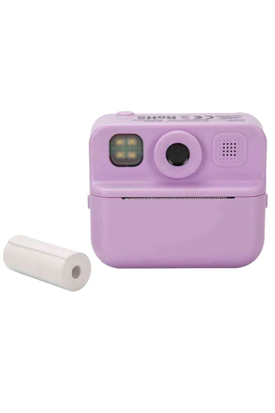 Baskılı Çocuk Fotoğraf Makinesi – Anında Baskı, Video ve Oyun Özellikli