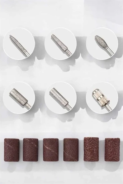 Protez Tırnak Manikür ve Pedikür Seti Elektrikli - Resim 3