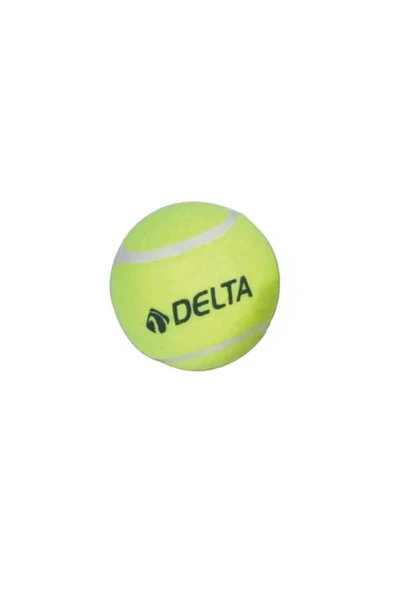 Delta Başlangıç Seviye Antrenman veya Kedi Köpekler İçin 1 Adet Basit Tenis Topu - 1
