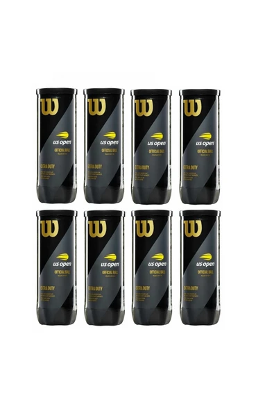 Wilson Us Open Xd 3'lü 8 Kutu Tenis Topu Wrt106200 ürün görseli