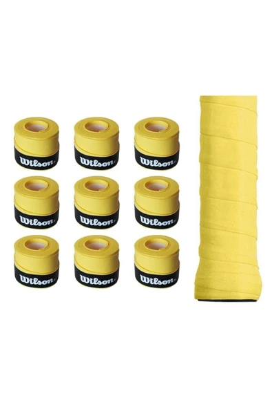 Wilson Bowl O Grips Overgrip 9 Adet Tekli Sarı Grip - Resim 2