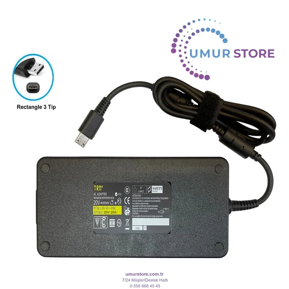 Msi Delta ADP-400CB B Rectangl Adaptörü ürün görseli