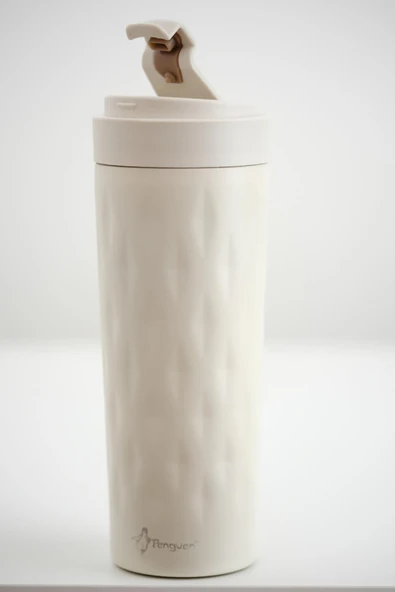 PNG-1167 500ml Flip Kapak Desenli Çelik Mug | 6 Saat Sıcak 12 Saat Soğuk | Sızdırmaz & BPA Free - Resim 3