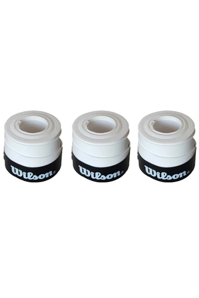 Wilson Comfort Bowl O'grips 3 Adet Grip, Tenis Raketi Gribi Beyaz - 1