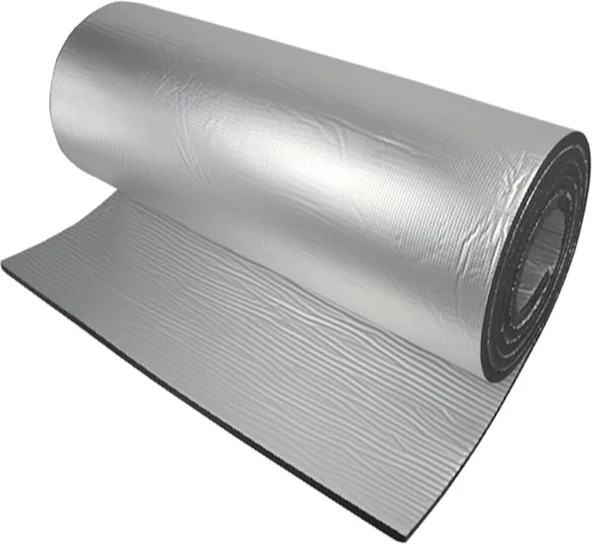 3 metre *100 cm 10 mm Alüminyum Folyolu Kalorifer, Radyatör Petek Arkası Isı Yalıtımı İzolasyon Levhası - Resim 2