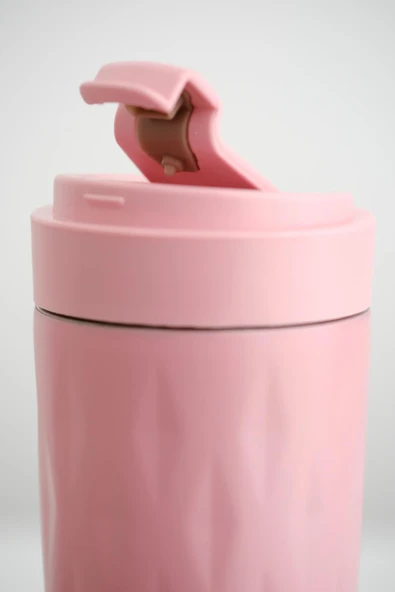 PNG-1167 500ml Flip Kapak Desenli Çelik Mug | 6 Saat Sıcak 12 Saat Soğuk | Sızdırmaz & BPA Free - Resim 4