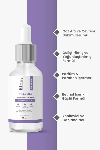 Etna Pharma AuraFlux Retinol Göz Altı Bakım Serumu 30 ML - 2