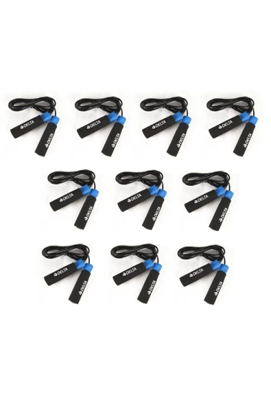 Delta 10 Adet Sünger Tutamaçlı Rulmanlı Ayarlanabilir Atlama Ipi ürün görseli